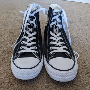 Converse Chuck Taylor All Star Hightops Black Size 10.5